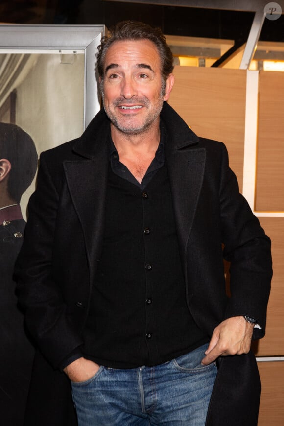 Jean Dujardin lors de l'avant-première du film 'J'accuse' au cinéma UGC de Brouckère, à Bruxelles