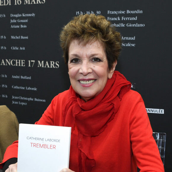 Catherine Laborde - Salon du Livre à la Porte de Versailles de Paris, le 17 mars 2019. © Lionel Urman/Bestimage