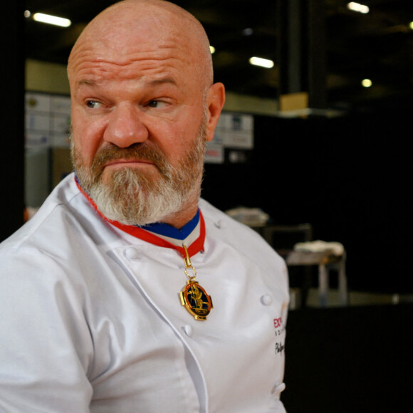 Philippe Etchebest préside le salon français de la restauration "Expotel" à Bordeaux. Il dirige aussi la journée des chefs et sa compétion regroupant 22 Etoiles sur l'évènement, le 25 Novembre 2019. © Patrick Bernard/ Bestimage