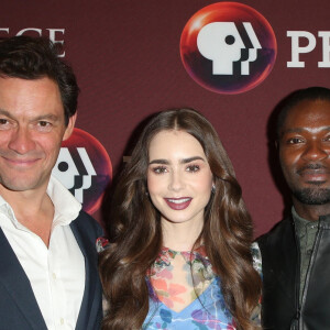 Dominic West, Lily Collins, David Oyelowo à la soirée Les Misérables au Linwood Dunn Theater à Los Angeles, 8 juin 2019.