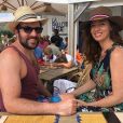 David Mora et sa chérie Davina Vigné, sur Instagram, août 2020