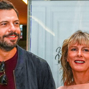 Laurent Lafitte, Karin Viard - Photocall du film "L'origine du monde" (sélection officielle du Festival de Cannes 2020) au festival Lumière à Lyon, octobre 2020. © Sandrine Thesillat / Panoramic / Bestimage