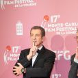 Ezio Greggio et Patrice Leconte au photocall du 17ème Festival de la Comédie de Monte-Carlo à Monaco, le 10 octobre 2020.