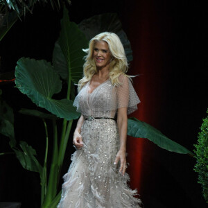 Victoria Silvstedt au photocall du 17ème Festival de la Comédie de Monte-Carlo à Monaco, octobre 2020.