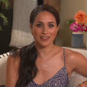 Meghan Markle en visioconférence avec le magazine "Fortune", évoque son fils Archie et son rôle de maman. Octobre 2020