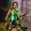 Vanessa Demouy en Lara Croft en 1997.