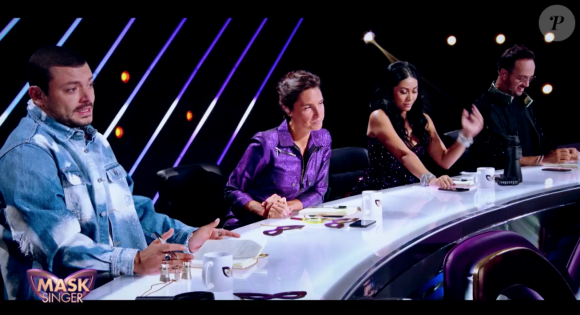 Anggun, Jarry, Kev Adams et Jarry et Alessandra Sublet membres du jury de l'émission "Mask Singer".