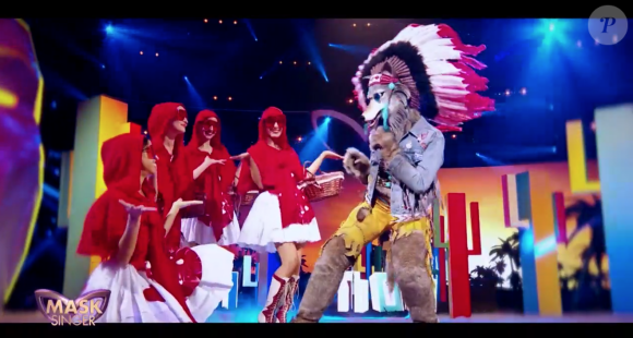 Le Loup, émission "Mask Singer" du 17 octobre 2020.