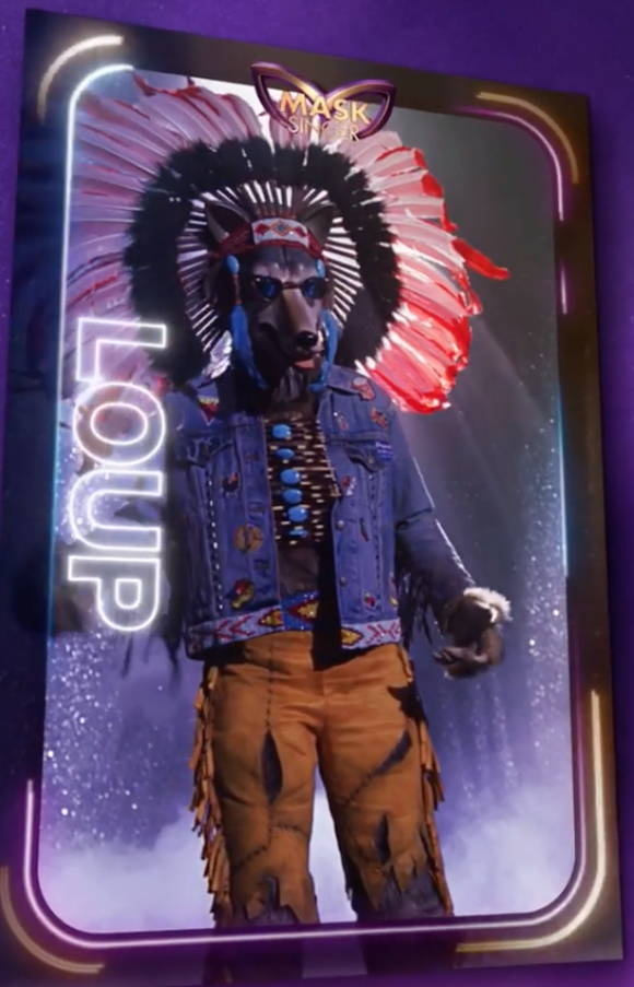 Le Loup, émission "Mask Singer" du 17 octobre 2020.