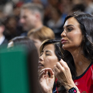 Jade Foret (Lagardère) assiste au match "Benoît Paire - Gaël Monfils (4/6-6/7)" lors du tournoi Rolex Paris Masters 2019, le 30 octobre 2019. © Perusseau-Veeren/Bestimage