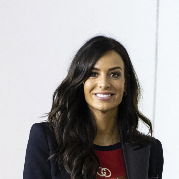Jade Foret (Lagardère) dans les tribunes du match "Benoît Paire/Fernando Verdasco - Rohan Bopanna/Denis Shapovalov (4/6 - 5/7)" lors du tournoi Rolex Paris Masters 2019, le 30 octobre 2019. © Perusseau-Veeren/Bestimage