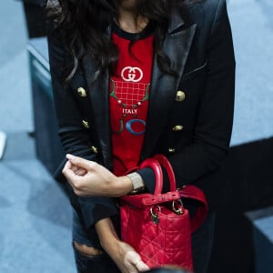 Jade Foret (Lagardère) assiste au match "Benoît Paire - Gaël Monfils (4/6-6/7)" lors du tournoi Rolex Paris Masters 2019, le 30 octobre 2019. © Perusseau-Veeren/Bestimage