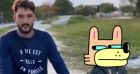 Jérémy Frérot sort faire du vélo avec son fils Lou, le 19 octobre 2020.