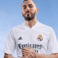 Karim Benzema - Adidas présente les nouveaux maillots du Real Madrid.