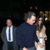 Matthew McConaughey et sa femme Camila Alves arrivent au spa "Maria Bonita" à New York, le 11 janvier 2020.
