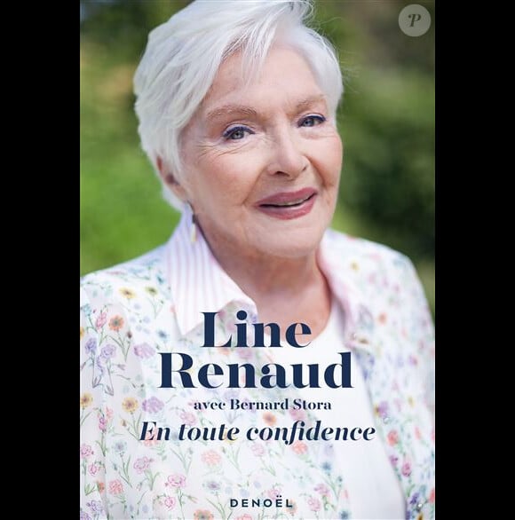 Couverture du livre "En toute confidence" de Line Renaud, avec Bernard Stora, sorti le 7 octobre 2020.