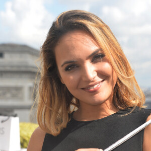 Valérie Bègue - Conférence de presse de l'association "Les bonnes fées" à Paris avec le comité Miss France à Paris le 03 septembre 2015.