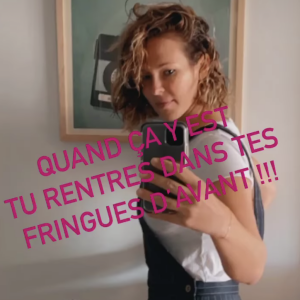 Lorie a perdu ses kilos de grossesse. Elle révèle son ventre plat sur Instagram, le 28 octobre 2020.