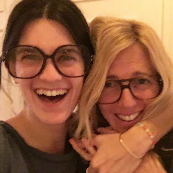 Selfie de Suzanne Lindon avec sa mère Sandrine Kiberlain.