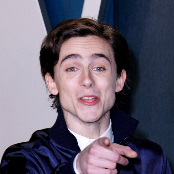 Timothée Chalamet - People à la soirée "Vanity Fair Oscar Party" après la 92e cérémonie des Oscars 2020 au Wallis Annenberg Center for the Performing Arts à Los Angeles, le 9 février 2020.