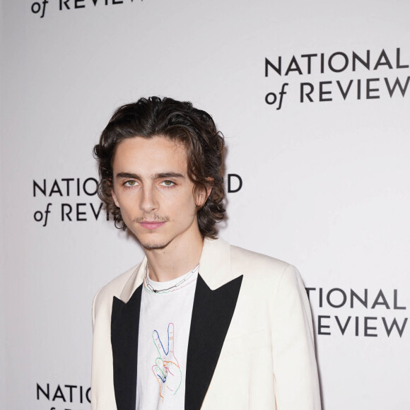 Timothee Chalamet au photocall de la soirée des "2020 National Board of Reviews Awards Gala" à New York, le 8 janvier 2020.