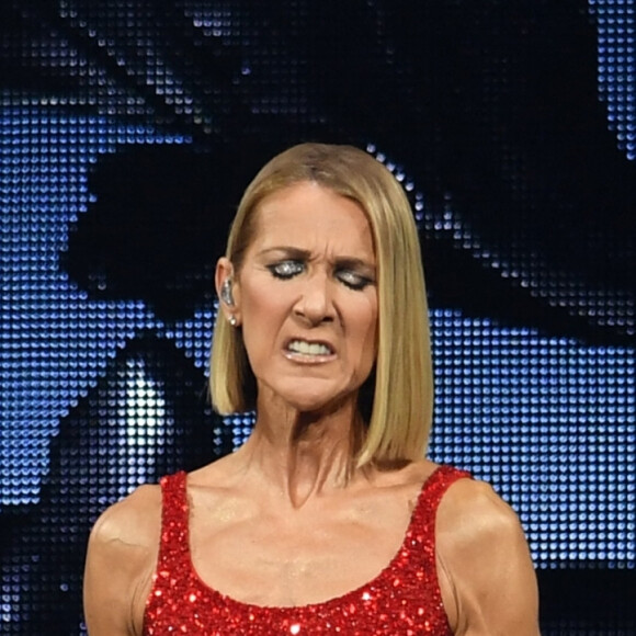 Céline Dion en concert à l'American Airlines Arena dans le cadre de sa tournée "Courage World Tour" à Miami, le 17 janvier 2020.