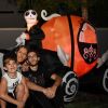 Céline Dion avec ses enfants pour Halloween, en 2018.
