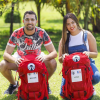 Mounir et Lydia, candidats de "Pékin Express", photo officielle de M6