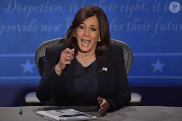 Kamala Harris (colistière de J.Biden) - Débat entre le vice-président du parti républicain et la colistière du parti démocrate à Salt Lake City. Le 7 octobre 2020