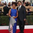 Denzel Washington et sa femme Pauletta à la 23ème cérémonie des Screen Actors Guild Awards (SAG Awards) au Shine Expo Hall à Los Angeles le 29 janvier 2017.