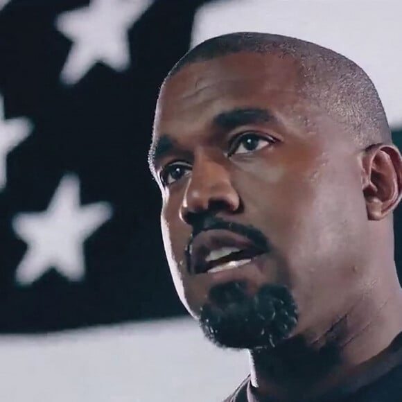 Premier clip de campagne de Kanye West en vue des élections présidentielles américaines du 3 novembre 2020. Los Angeles. Le 12 octobre 2020.