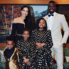 Blaise Matuidi, son épouse Isabelle Matuidi et leurs trois enfants