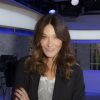 Exclusif - Carla Bruni-Sarkozy - Enregistrement de l'émission Clique, présentée par Mouloud Achour, avec pour invité Carla Bruni-Sarkozy, et la présence du nouveau chroniqueur Oxmo Puccino- © Jack Tribeca / Bestimage
