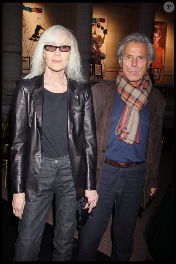 Betty Catroux et son mari François Catroux à Paris en septembre 2008.