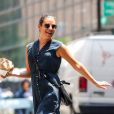 Exclusif - Lea Michele dans les rues de New York après de longues vacances dans les Hamptons le 16 juillet 2018