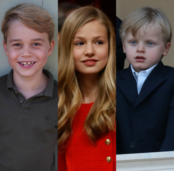 George de Cambridge, Leonor d'Espagne, Jacques de Monaco... Ces futurs rois et reines qui ont bien grandi.