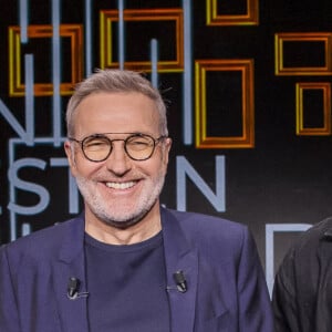 Exclusif - Philippe Cavérivière, Laurent Ruquier et Az - Avant l'enregistrement de l'émission On Est Presque En Direct, présentée par L.Ruquier, et diffusée sur France 2, Paris le 14 novembre 2020. - © Jack Tribeca / Bestimage 