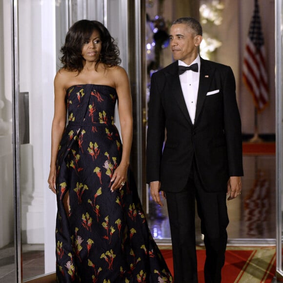 Barack Obama et Michelle Obama à la Maison Blanche