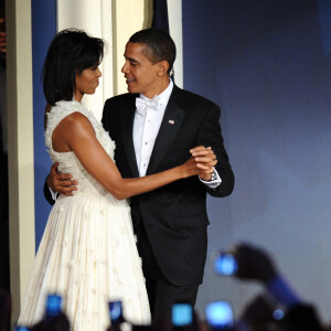 Barack Obama et Michelle Obama lors du Youth Inaugural Ball au Washington Hilton en 2009.
