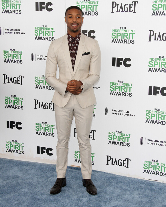 Michael B. Jordan - Tapis rouge - Film Independent Spirits Awards à Los Angeles Le 01 mars 2014 