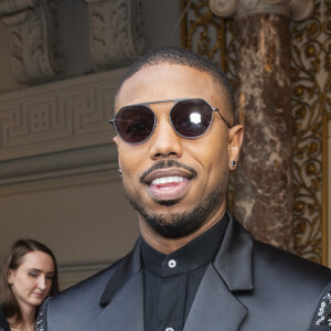 Michael B. Jordan quitte The Pierre Hotel pour se rendre au 71ème Met Gala "Camp: Notes on Fashion", à New York, le 6 Mai 2019. 