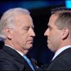 Joe Biden et son fils Beau Biden à la Convention Démocrate de Denver. @ROC/ Fame Pictures