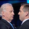 Joe Biden et son fils Beau Biden à la Convention Démocrate de Denver. @ROC/ Fame Pictures