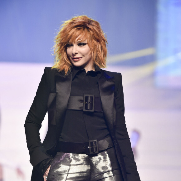 Mylène Farmer - Défilé de mode Haute-Couture printemps-été 2020 "Jean Paul Gaultier" à Paris. Le 22 janvier 2020 