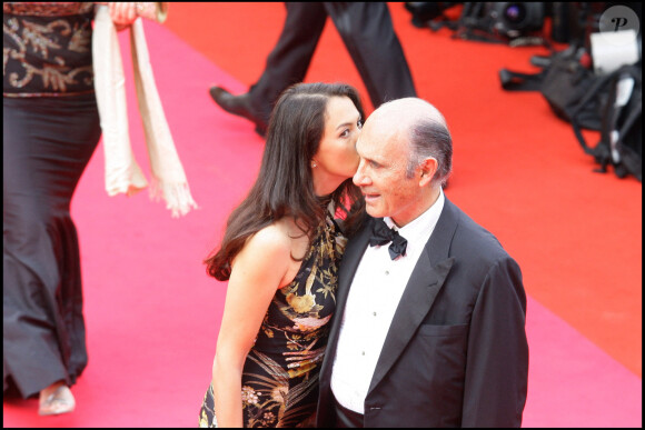Guy Marchand et sa femme Adelina au Festival de Cannes en 2008.