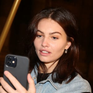 Thylane Blondeau assiste aux illuminations de Noël du Comité du Faubourg Saint-Honoré. Paris, le 19 novembre 2020.