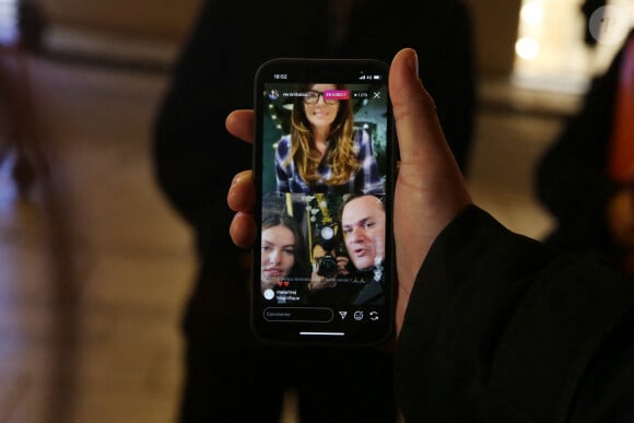 Thylane Blondeau assiste aux illuminations de Noël du Comité du Faubourg Saint-Honoré. Paris, le 19 novembre 2020.