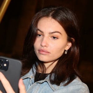 Thylane Blondeau assiste aux illuminations de Noël du Comité du Faubourg Saint-Honoré. Paris, le 19 novembre 2020.