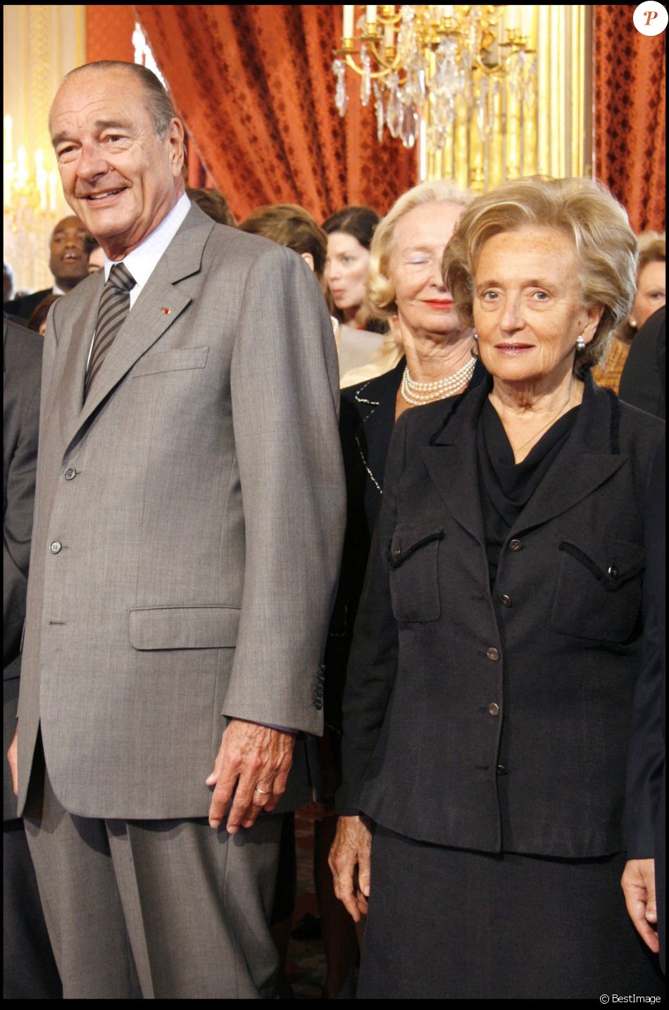 Association Président Et Trésorier Mari Et Femme Jacques et Bernadette Chirac - Palais de l'Élysée. - Purepeople