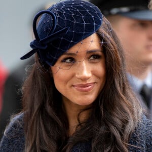 Meghan Markle, duchesse de Sussex, assiste au 'Remembrance Day', une cérémonie d'hommage à tous ceux qui sont battus pour la Grande-Bretagne, à Westminster Abbey, le 7 novembre 2019. 